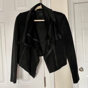 BCBG faux suede jacket